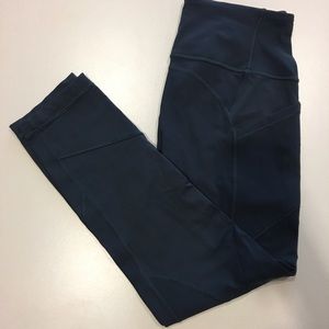 Lululemon All The Right Places Crop size 8 Gravity